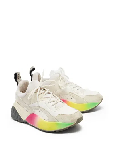 Pre-owned Stella Mccartney Eclypse Sneakers In White