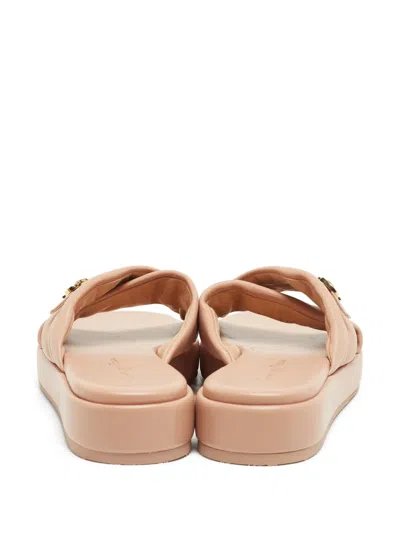 Pre-owned Gianvito Rossi  Alima Cross-strap Sandals In Neutral