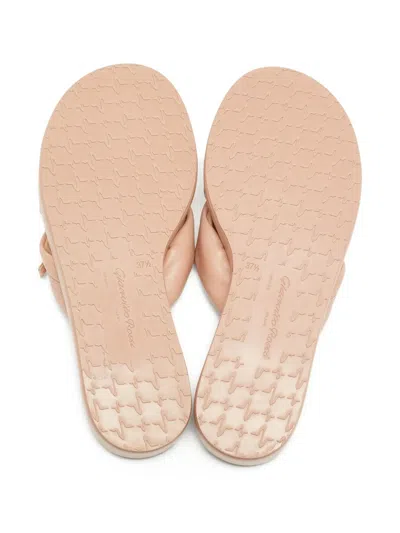 Pre-owned Gianvito Rossi  Alima Cross-strap Sandals In Neutral