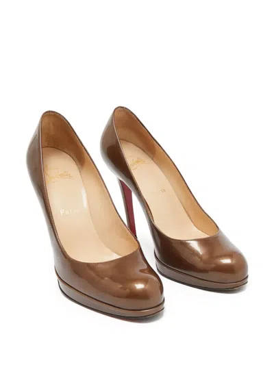 Pre-owned Christian Louboutin New Simple Patent-leather Pumps