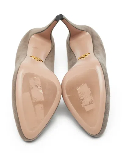 Pre-owned Prada 120mm Suede Pointed-toe Pumps