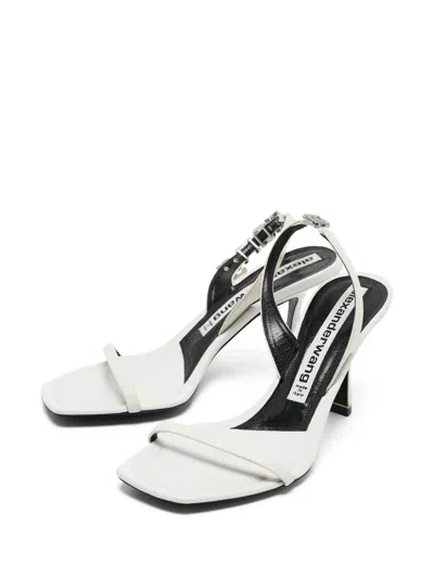 Pre-owned Alexander Wang 110mm Ivy Square-toe Slingback Sandals