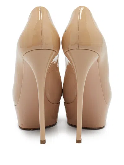 Pre-owned Casadei Vintage  140mm Court Peep-toe Pumps