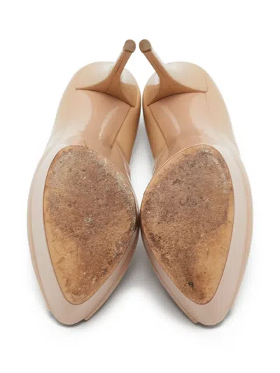 Pre-owned Casadei Vintage  140mm Court Peep-toe Pumps