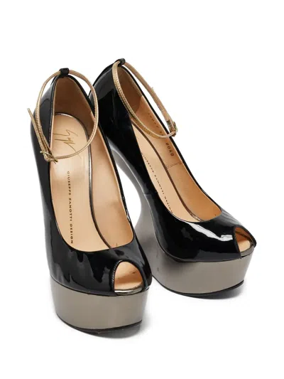 Pre-owned Giuseppe Zanotti Vintage 150mm Peep-toe Platform Pumps