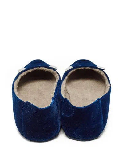 Pre-owned Marc Jacobs Vintage Cat Face Ballet Flats In Blue