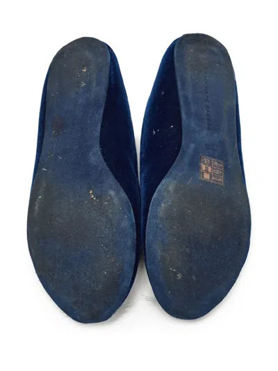 Pre-owned Marc Jacobs Vintage Cat Face Ballet Flats In Blue