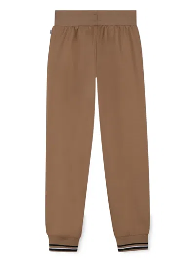 Bosswear Hooded Zip-up Tracksuit Set In Brown