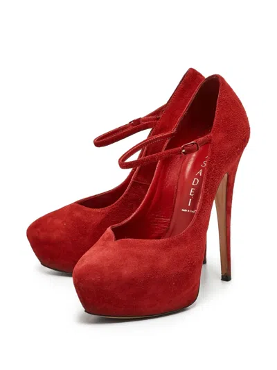 Pre-owned Casadei Vintage  140mm Suede Pumps