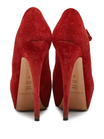 Pre-owned Casadei Vintage  140mm Suede Pumps