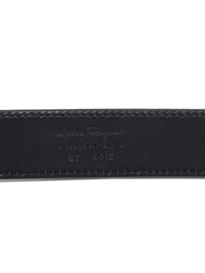 Pre-owned Ferragamo Reversible Leather Belt In Brown