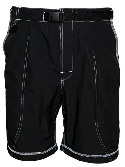 Pre-owned John Elliott  Belted Shorts In Black