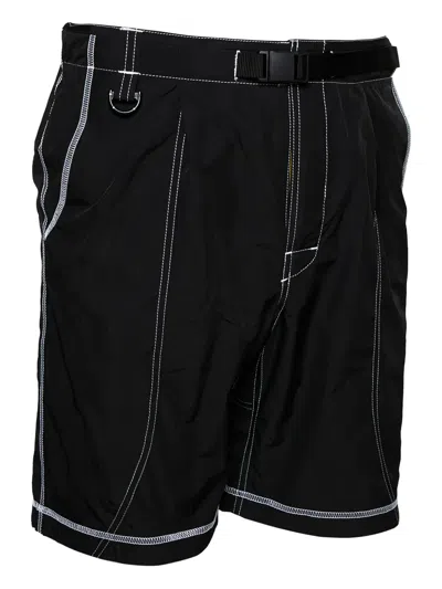 Pre-owned John Elliott  Belted Shorts In Black