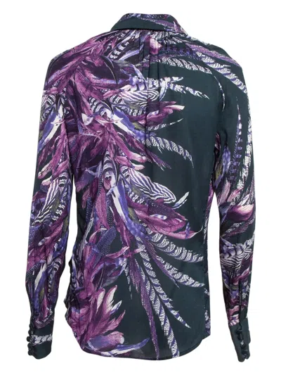 Pre-owned Just Cavalli Vintage  Floral Blouse