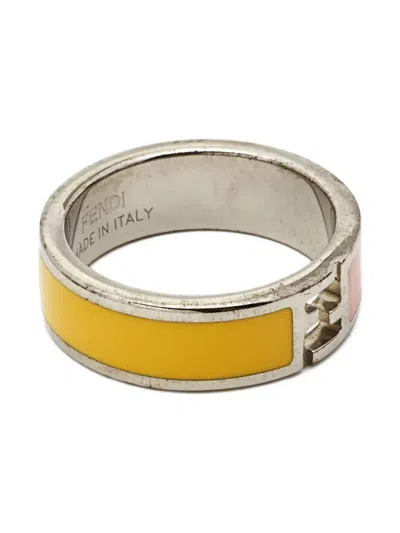 Pre-owned Fendi The Sta Ring