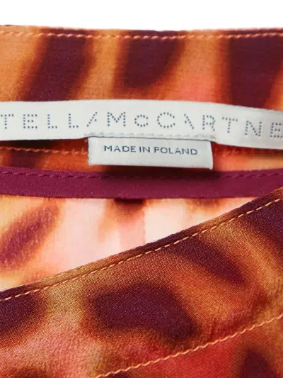 Pre-owned Stella Mccartney Leopard-print Midi Skirt
