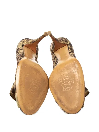 Pre-owned Stuart Weitzman Leopard-print Heeled Pumps