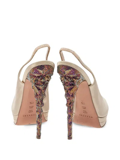 Pre-owned Casadei Vintage Slingback Heeled Sandals