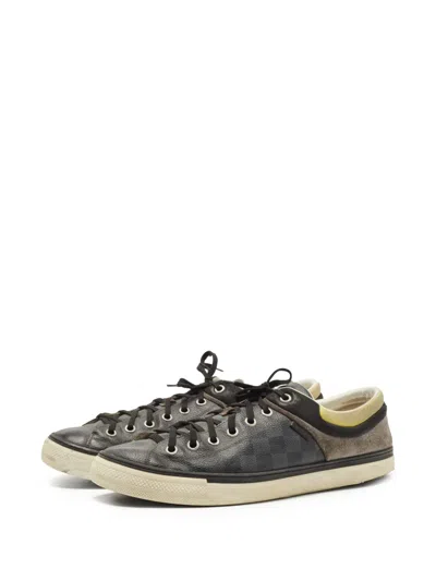 Pre-owned Louis Vuitton Damier Graphite Canvas Sneakers