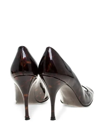 Pre-owned Stuart Weitzman  100mm Tortoiseshell Open-toe Sandals