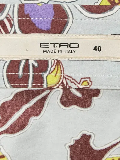 Pre-owned Etro Paisley-print Long-sleeved Shirt