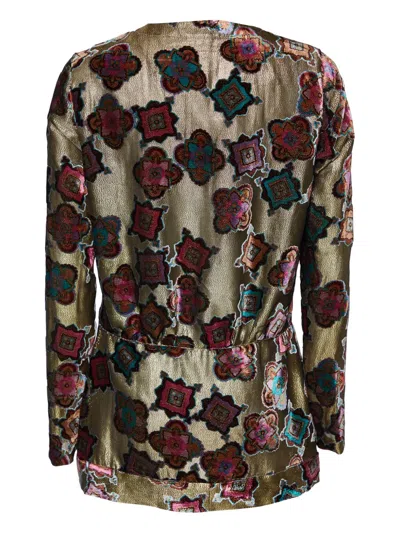 Pre-owned Etro Floral-print Top