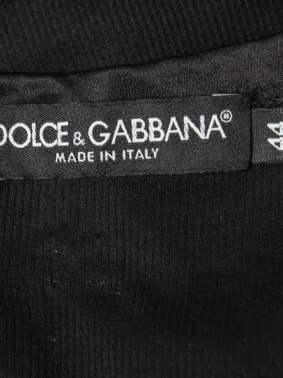 Pre-owned Dolce & Gabbana Ribbed Cotton Top