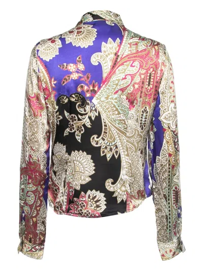 Pre-owned Just Cavalli Vintage  Paisley-print Shirt