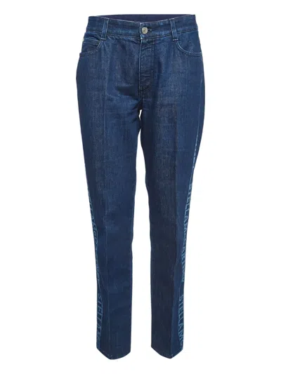 Pre-owned Stella Mccartney Logo-stripe Jeans