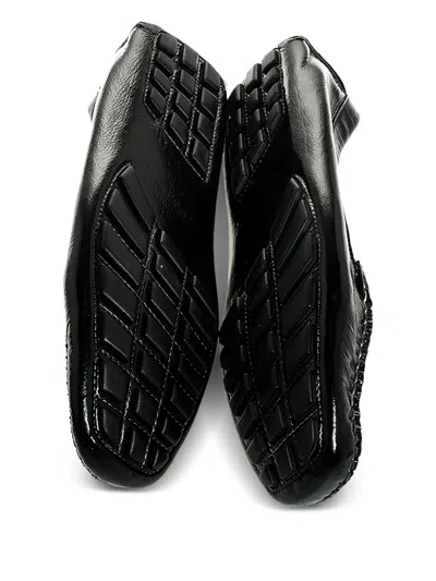 Pre-owned Ferragamo Gancini Loafers In Black