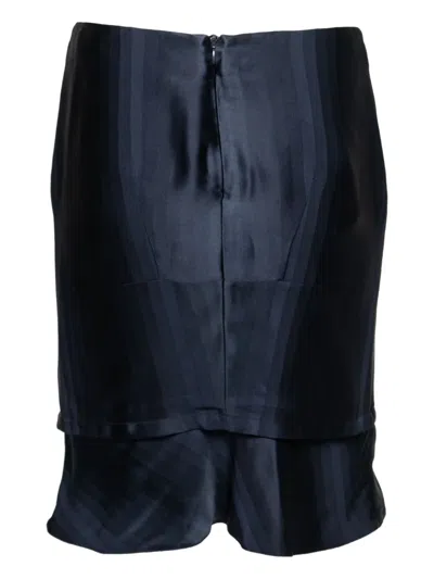 Pre-owned Emporio Armani Satin Mini Skirt