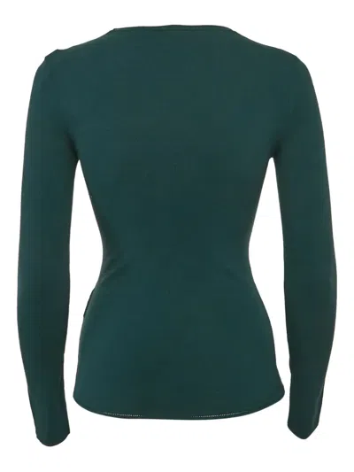 Pre-owned Missoni Pointelle-trim T-shirt