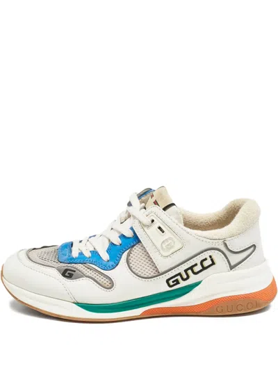 Pre-owned Gucci Ultrapace Sneakers In White