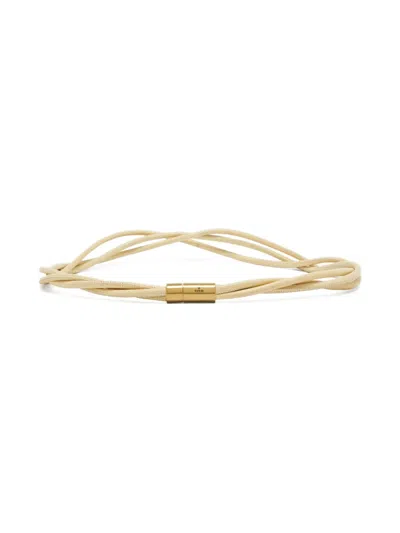Pre-owned Gucci Leather Belt In White