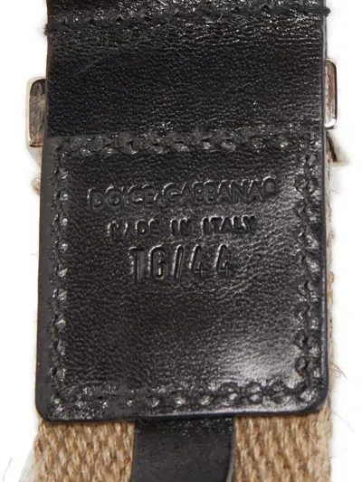 Pre-owned Dolce & Gabbana Leather Belt