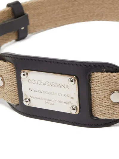 Pre-owned Dolce & Gabbana Leather Belt