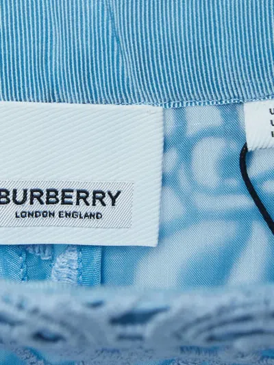 Pre-owned Burberry Floral-lace Skirt