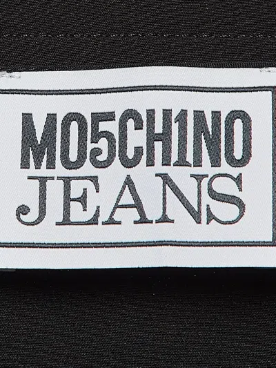 Pre-owned Moschino Denim Zip-detail Skirt