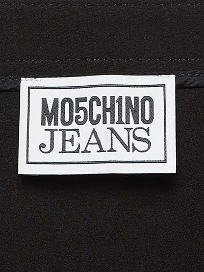 Pre-owned Moschino Denim Zip-detail Skirt