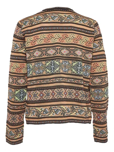 Pre-owned Missoni Floral-intarsia Cardigan
