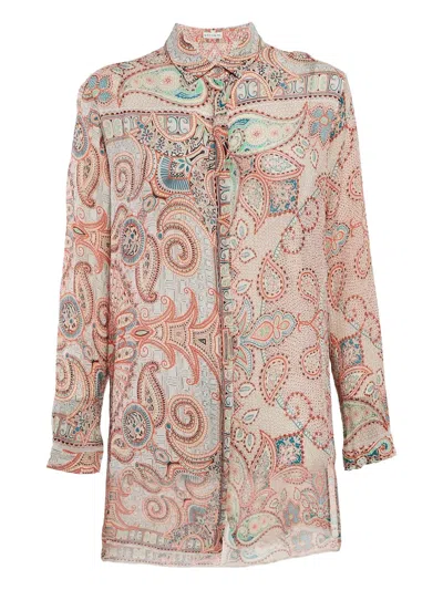 Pre-owned Etro Paisley-print Shirt