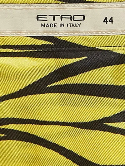 Pre-owned Etro Botanical-print Blouse