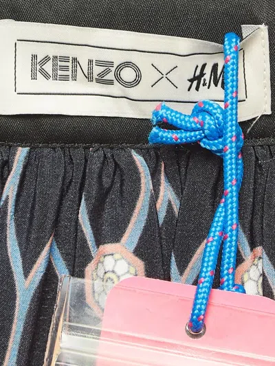 Pre-owned Kenzo X H&m 2016 Silk Skirt