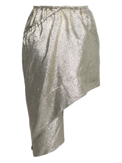 Pre-owned Stella Mccartney Brynn Skirt In Gold