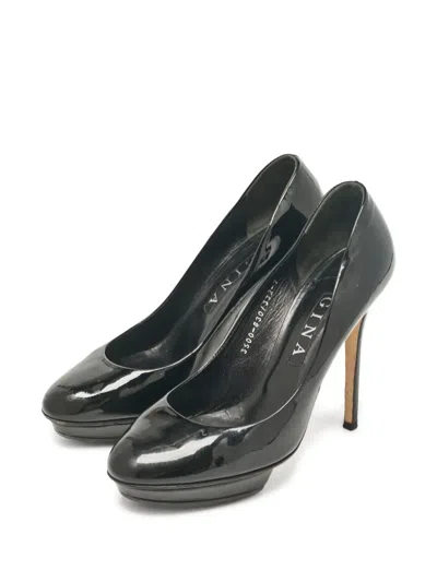 Pre-owned Gina  120mm Platform Stiletto Pumps