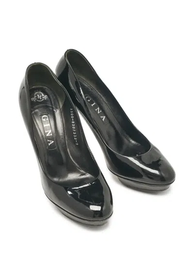 Pre-owned Gina  120mm Platform Stiletto Pumps