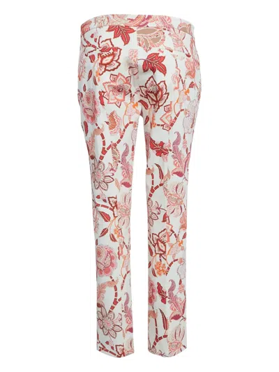 Pre-owned Etro Floral-print Trousers