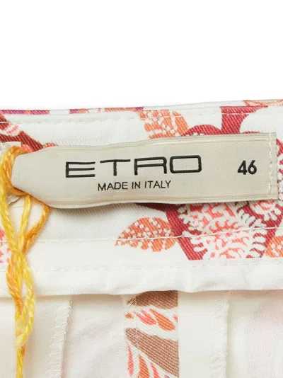Pre-owned Etro Floral-print Trousers