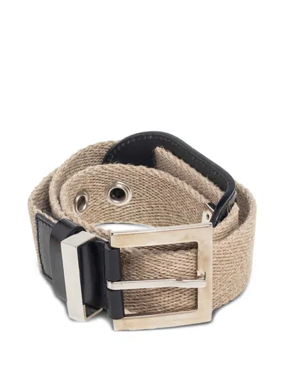 Pre-owned Dolce & Gabbana Logo-plaque Belt