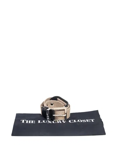 Pre-owned Dolce & Gabbana Logo-plaque Belt